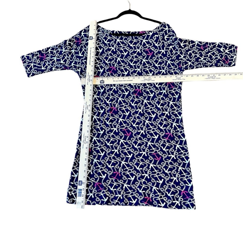 💙⚓️💗Lilly Pulitzer Ahoy Anchor Dress Size Large - Picture 4 of 8